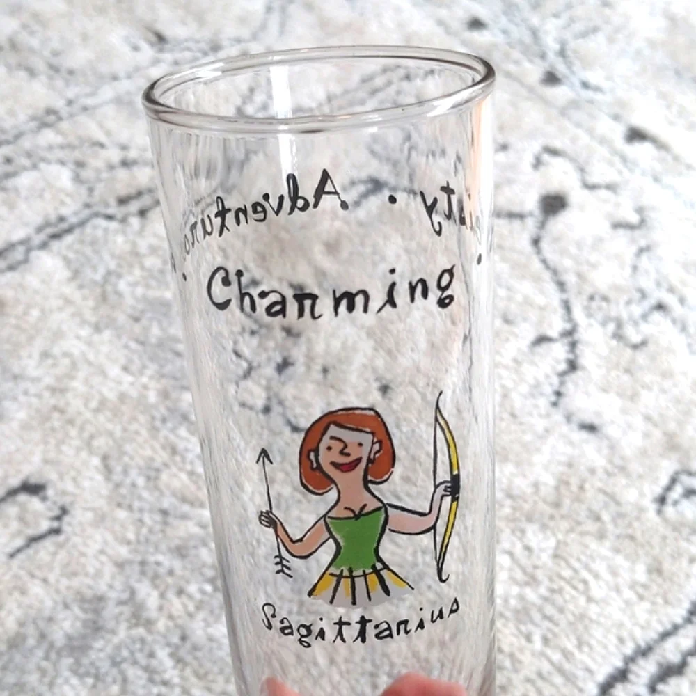 Pottery Barn Sagittarius glass